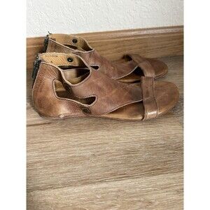 Bed Stu Soto Brown Leather Sandals Women’s Size 8 Boho Summer Beach